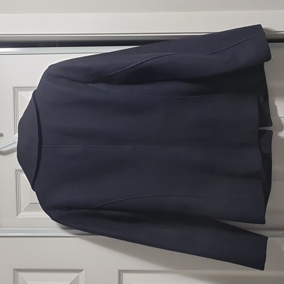 🟡Utex Navy blue Wool Coat - Picture 8 of 8